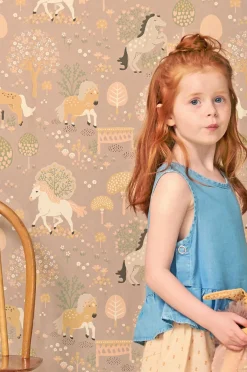 Majvillan Tapet My Sweet Pony, Soft Lilac