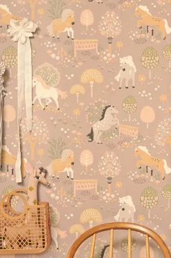 Majvillan Tapet My Sweet Pony, Soft Lilac