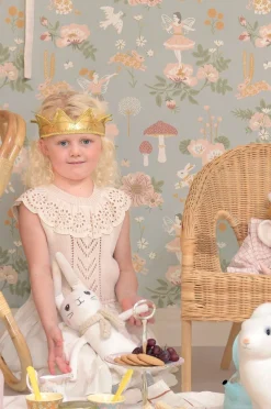 Majvillan Tapet Old Garden, Bluegrey