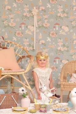 Majvillan Tapet Old Garden, Bluegrey