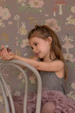 Majvillan Tapet Old Garden, Plum