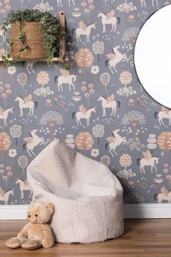 Majvillan Tapet True Unicorns, Evening Blue