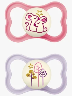 MAM Air Night Silikone Sutter 6-16m 4-pak, Pink/Neutral