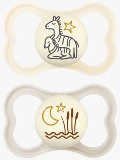 MAM Air Night Silikone Sutter 6-16m 4-pak, Blå/Neutral