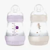 MAM Easy Start Sutteflaske Anti-kolik 160 ml 2-pak, Pink/Neutral