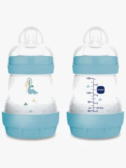 MAM Easy Start Sutteflaske Anti-kolik 160 ml 2-pak, Blå/Neutral