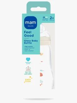 MAM Feel Good Sutteflaske Glas 260 ml, Neutral