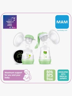 MAM 2-i-1 Brystpumpe Elektrisk & Manuel