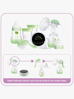 MAM 2-i-1 Brystpumpe Elektrisk & Manuel