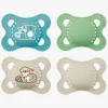 MAM Original Naturgummi Sutter 0-6m 4-pak, Blå/Neutral