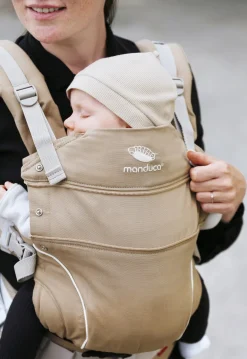 Manduca First PureCotton Bæresele, Nougat