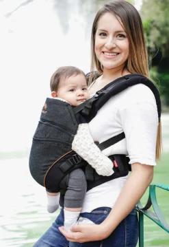 Manduca XT Cotton Bæresele, Denimblack-Toffee