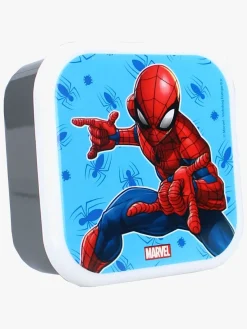 Marvel Spider-Man 3 in 1 Madkasse Let's Eat!, Navy