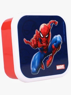 Marvel Spider-Man 3 in 1 Madkasse Let's Eat!, Navy