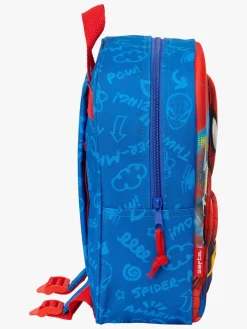 Marvel Spider-Man 3D Mini Rygsæk 6L, Mørkeblå/Rød