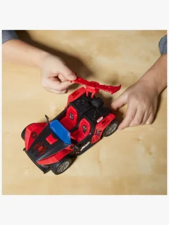 Marvel Spider-Man Epic World of Actionfigur med Bil - Miles Morales Remix Blast-Racer