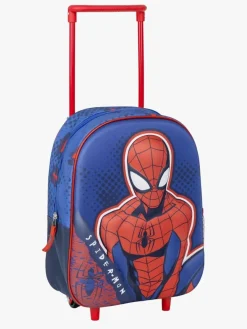 Marvel Spider-Man Kids Rygsæk Trolley 3D, Blå