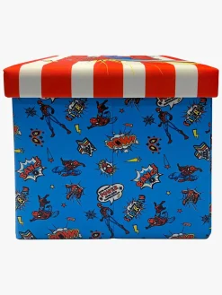 Marvel Spider-Man Puf med Opbevaringsboks, Multifarvet