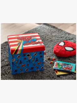 Marvel Spider-Man Puf med Opbevaringsboks, Multifarvet