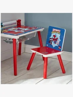 Marvel Spidey & His Amazing Friends Skrivebord med Stol, Rød