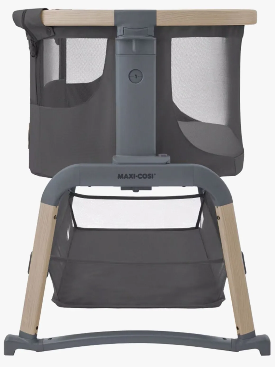 Maxi-Cosi Iora Air Bedside Crib, Beyond Graphite