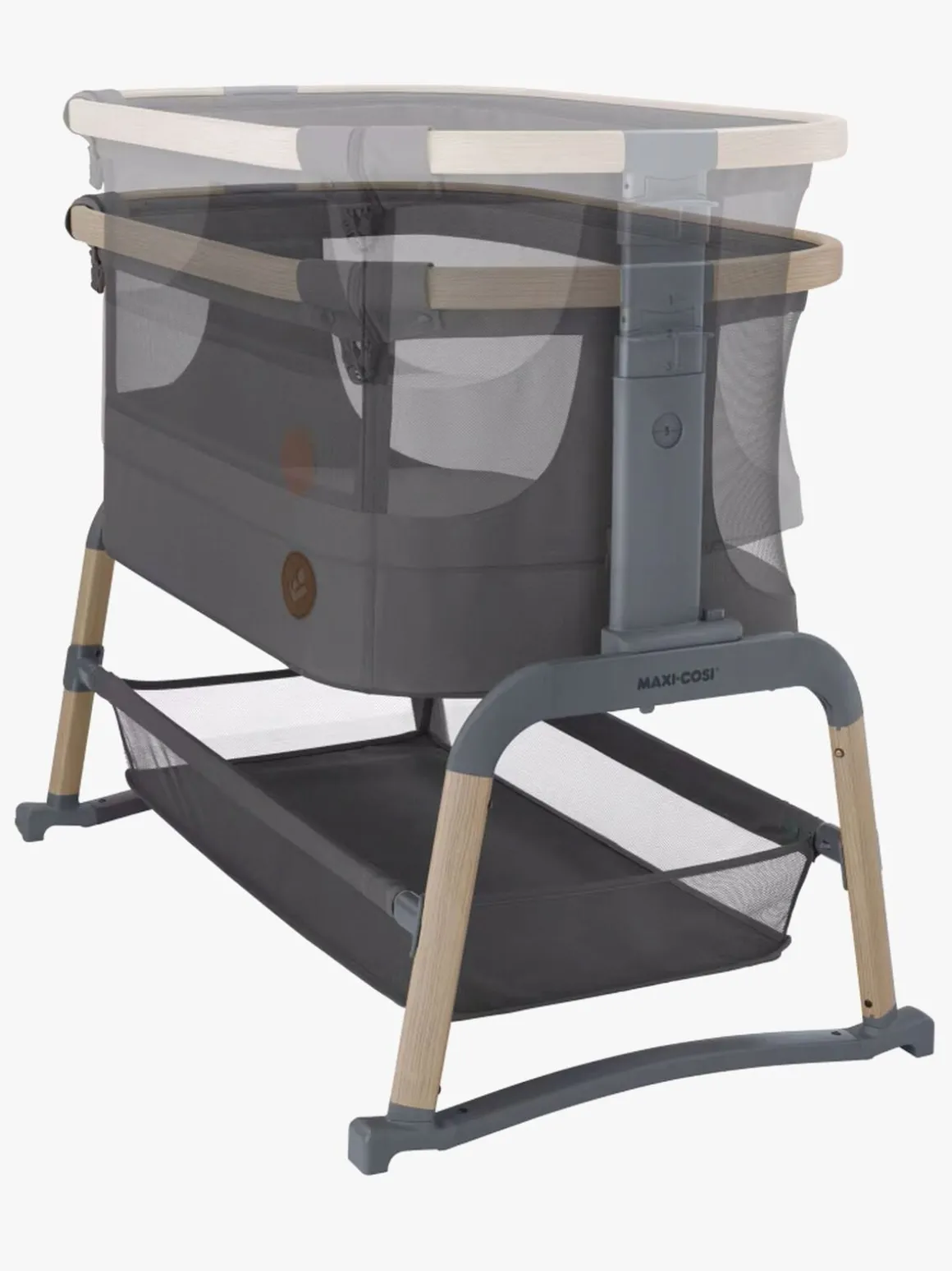 Maxi-Cosi Iora Air Bedside Crib, Beyond Graphite