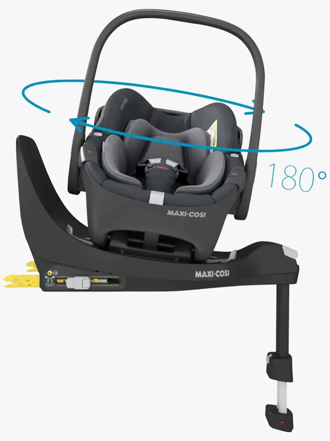 Maxi-Cosi Pebble 360 Autostol Baby, Essential Graphite