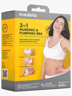 Medela Amme- og Pumpe-bh 3-i-1, Sort