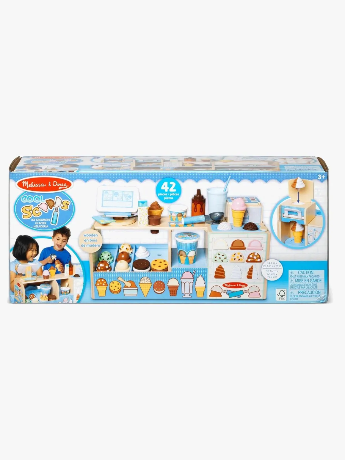 Melissa & Doug Cool Scoops Isbod 42 Dele
