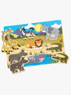 Melissa & Doug Knoppuslespil Safari 7 Brikker