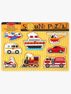 Melissa & Doug Puslespil m. Lyd Køretøjer