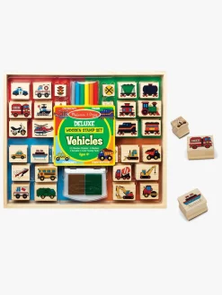 Melissa & Doug Træstempelset Biler