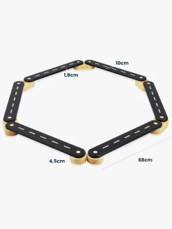 Meowbaby Balancebane 6 Dele, Sort