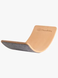 Meowbaby Balancebræt, Grå/Natur