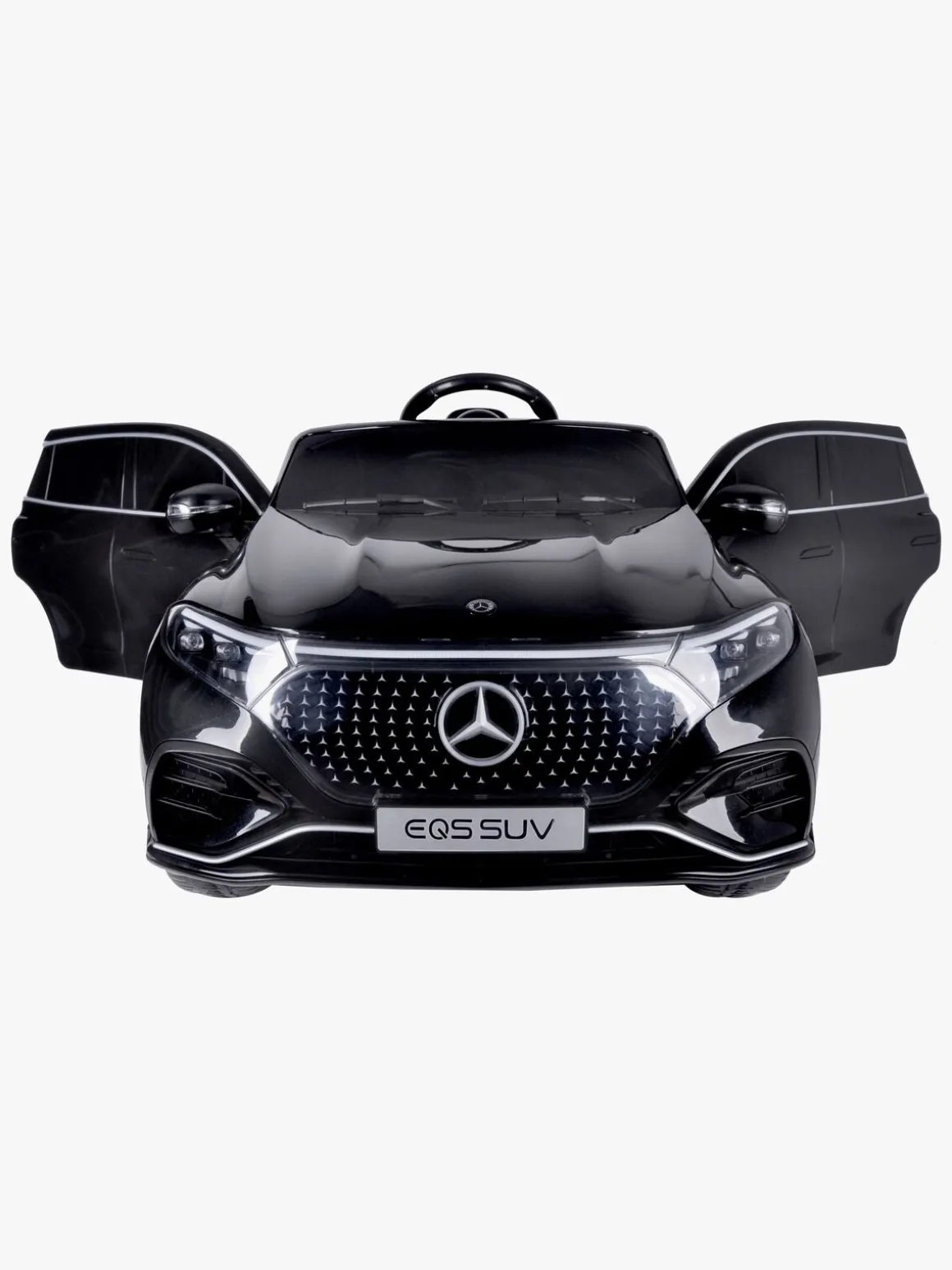 Mercedes-Benz EQS SUV Elbil, Sort