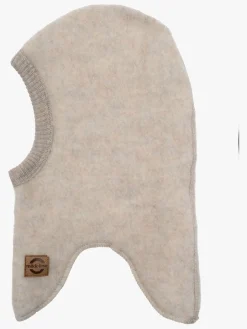 Mikk-Line Elefanthue Merinould, Melange Offwhite