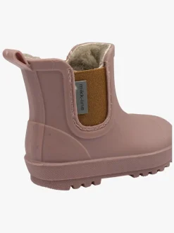 Mikk-Line  Forede Gummistøvler Uldblanding, Twilight Mauve