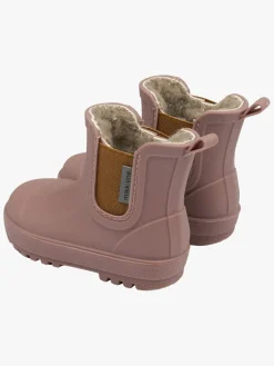 Mikk-Line  Forede Gummistøvler Uldblanding, Twilight Mauve