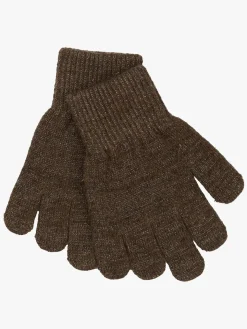 Mikk-Line Handsker Uldblanding 3-pak, Apple Butter-Chocolate Chip-Doeskin