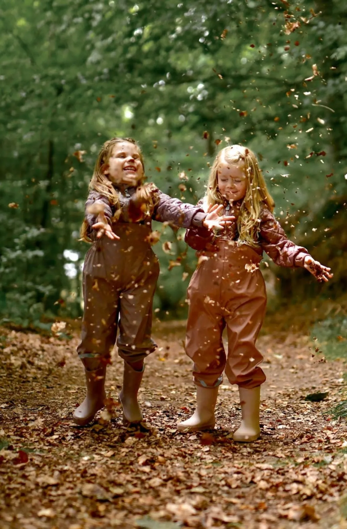 Mikk-Line Regnsæt med Seler, Burlwood