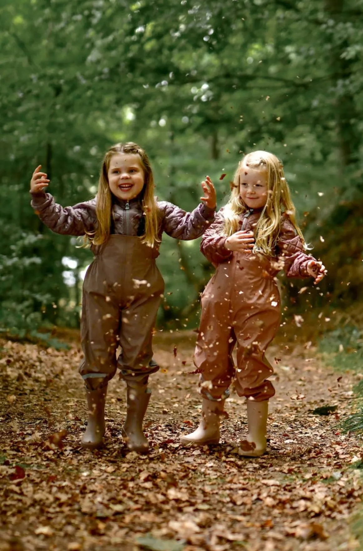 Mikk-Line Regnsæt med Seler, Burlwood