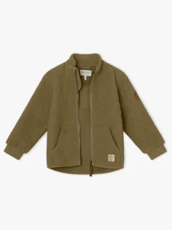 MINI A TURE Saleh Fleecetrøje, Capers Green