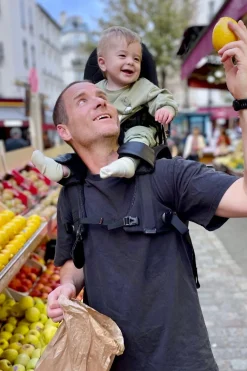 MiniMeis Skulderbærestol G5, Black Core