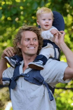 MiniMeis Skulderbærestol G5, Duskblue Core