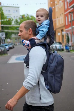 MiniMeis Skulderbærestol G5, Duskblue Core