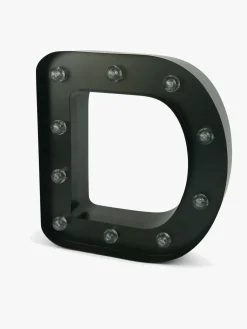 Minitude Bogstavslampe D, Sort