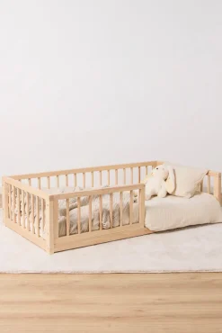 Minitude DYLAN Junior-/Montessori-seng 70x140, Natur