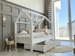 Minitude FINN Juniorseng 80x160, Hvid