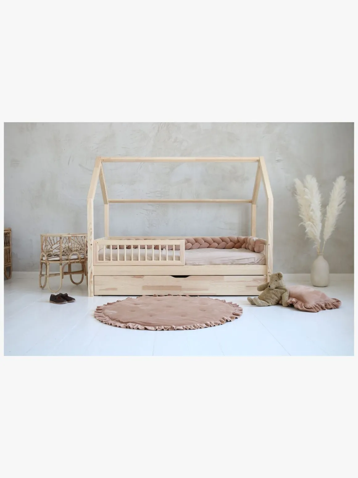 Minitude HUDSON Juniorseng 90x190, Natur