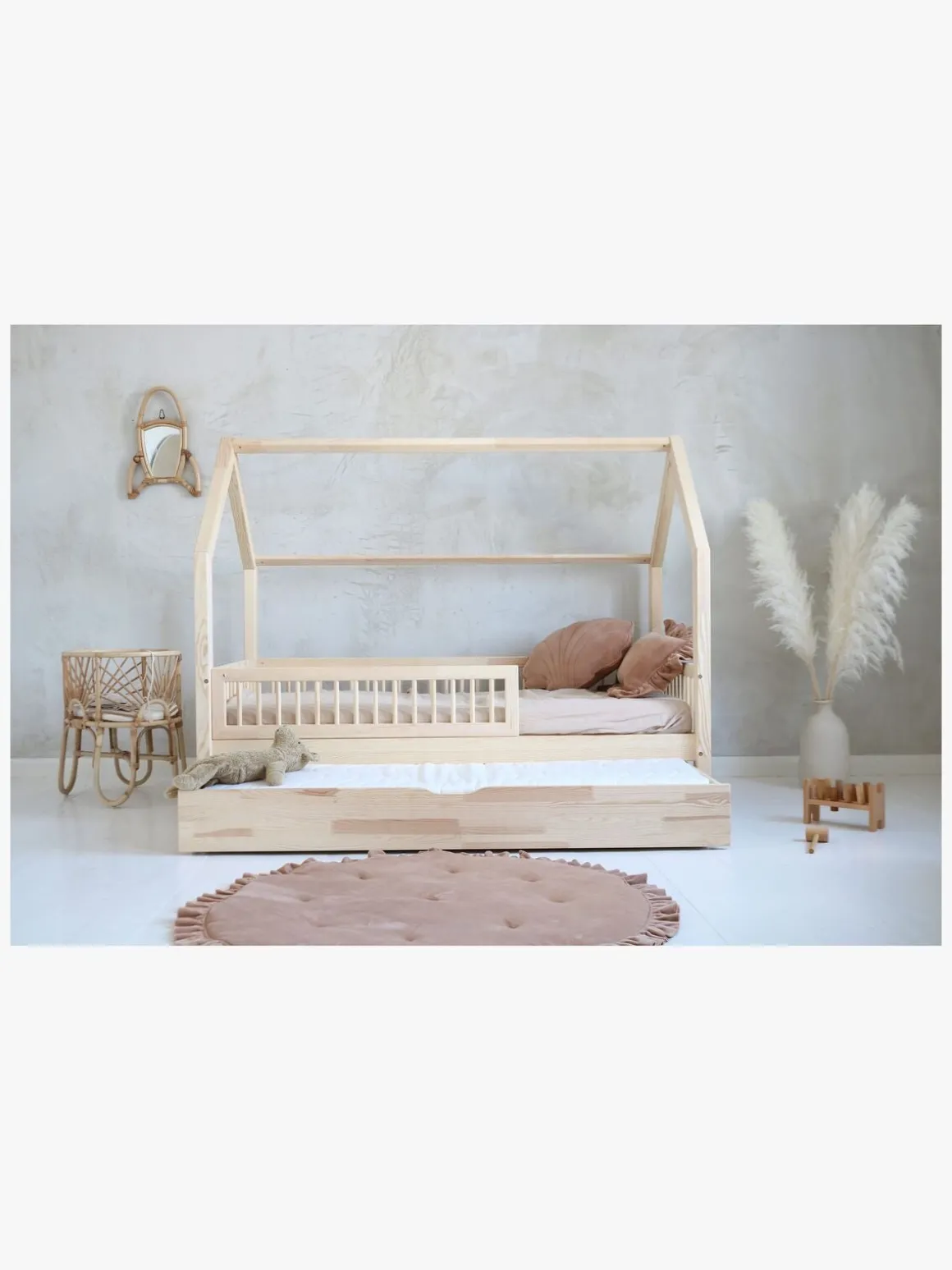 Minitude HUDSON Juniorseng 90x190, Natur